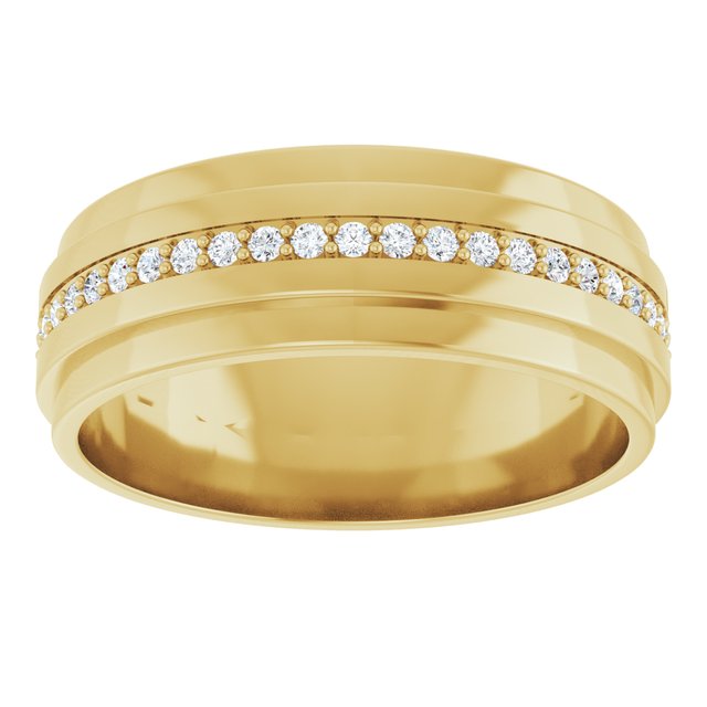 Natural Diamond Eternity Band | 14K Gold & Platinum | 1/3 CTW