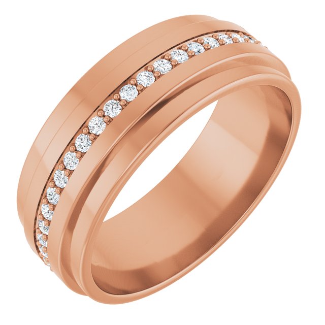 Natural Diamond Eternity Band | 14K Gold & Platinum | 1/3 CTW