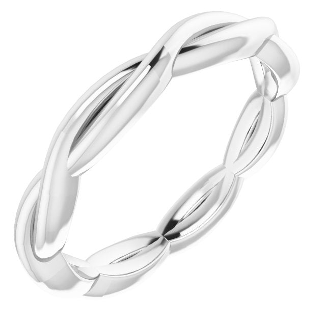 14K Gold Woven Standard-Fit Band