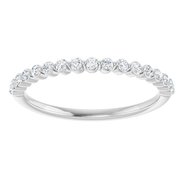14K Gold Natural Diamond Anniversary Band - Options Available