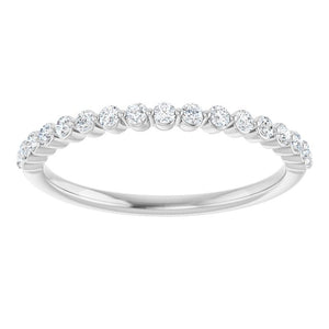 14K Gold Natural Diamond Anniversary Band - Options Available