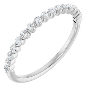 14K Gold Natural Diamond Anniversary Band - Options Available