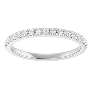 14K Gold Natural Diamond Anniversary Band