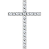 14K Yellow 1 CTW Natural Diamond Cross Pendant