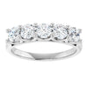 Elegant 14K White Gold 1 CTW Natural Diamond Anniversary Ring