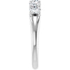 14K White 1 CTW Natural Diamond Anniversary Band