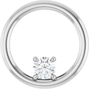 1/4 CTW Lab-Grown Diamond Pendant in 14K Gold