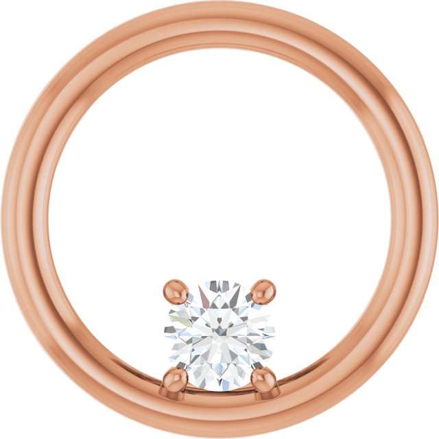 14K Gold Natural Diamond Pendant - Options Available