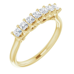 14K White/Rose Gold 3/8 CTW Natural Diamond Anniversary Band