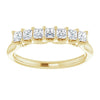 14K White/Rose Gold 3/8 CTW Natural Diamond Anniversary Ring