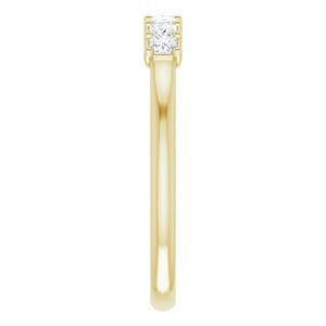 14K White/Rose Gold 3/8 CTW Natural Diamond Anniversary Band