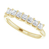 14K White/Rose 3/8 CTW Natural Diamond Anniversary Band