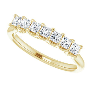 14K White/Rose Gold 3/8 CTW Natural Diamond Anniversary Band