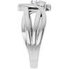 14K White Gold Natural Diamond Ring – Elegant Everyday Style