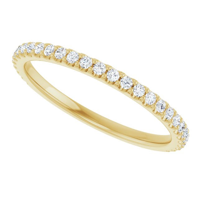 14K White 1/4 CTW Natural Diamond Anniversary Band