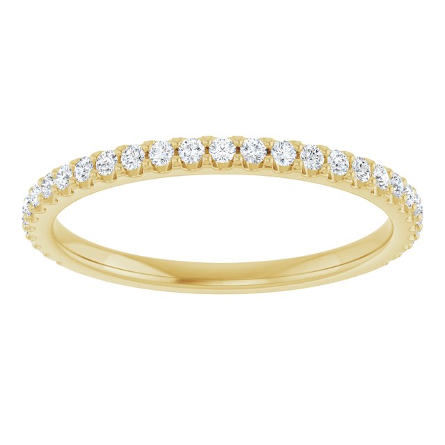 14K White 1/4 CTW Natural Diamond Anniversary Band