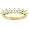 14K White 3/4 CTW Natural Diamond Anniversary Band