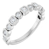 14K Rose 1/2 CTW Natural Diamond Anniversary Band