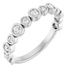 14K Rose 1/2 CTW Natural Diamond Anniversary Band