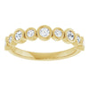 14K Rose 1/2 CTW Natural Diamond Anniversary Band