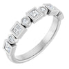 14K Rose 1/2 CTW Natural Diamond Anniversary Band