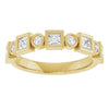 14K Rose 1/2 CTW Natural Diamond Anniversary Band