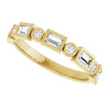 14K Rose 1/2 CTW Natural Diamond Anniversary Band