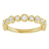 14K Rose 1/2 CTW Natural Diamond Anniversary Band