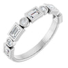 14K Rose 1/2 CTW Natural Diamond Anniversary Band