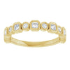 14K Rose 1/2 CTW Natural Diamond Anniversary Band