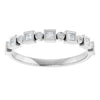 14K Rose 1/2 CTW Natural Diamond Anniversary Band