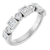 14K Rose 1/2 CTW Natural Diamond Anniversary Band