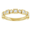 14K Rose 1/2 CTW Natural Diamond Anniversary Band