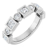 14K Rose 1/2 CTW Natural Diamond Anniversary Band