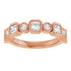 14K Rose 1/2 CTW Natural Diamond Anniversary Band