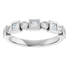 14K Rose 1/2 CTW Natural Diamond Anniversary Band