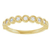 14K Rose 1/4 CTW Natural Diamond Anniversary Band