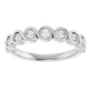 14K Rose 1/4 CTW Natural Diamond Anniversary Band