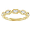 14K Rose 1/4 CTW Natural Diamond Anniversary Band