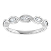 14K Rose 1/4 CTW Natural Diamond Anniversary Band