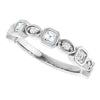 14K Rose 3/8 CTW Natural Diamond Anniversary Band