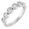 14K Rose 1/4 CTW Natural Diamond Anniversary Band