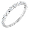 14K Rose 5/8 CTW Natural Diamond Anniversary Band