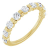 14K Rose 5/8 CTW Natural Diamond Anniversary Band