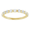 14K Rose 5/8 CTW Natural Diamond Anniversary Band