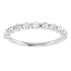 14K Rose 5/8 CTW Natural Diamond Anniversary Band