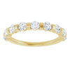 14K Rose 5/8 CTW Natural Diamond Anniversary Band