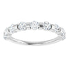 14K Rose 5/8 CTW Natural Diamond Anniversary Band