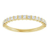 14K Rose 5/8 CTW Natural Diamond Anniversary Band