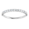 14K Rose 5/8 CTW Natural Diamond Anniversary Band